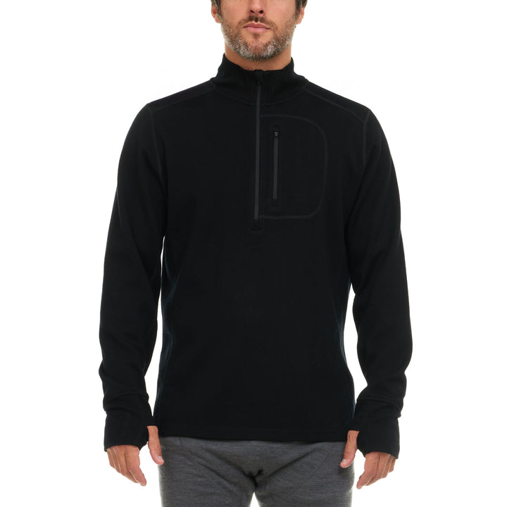 Minus33 Merino Wool Clothing Wilderness Expedition Men's Wool 1/4 Zip