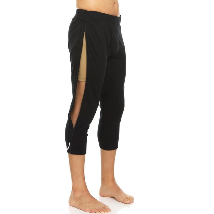 100% Merino Wool Chugach Men's Zip-Off 3/4 Bottoms heavyweight base layers