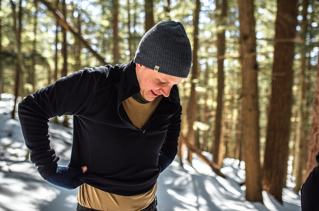 mens midlayer 1/4 zip