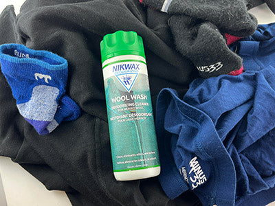 nixwax wool wash laundry merino wool washing drying care