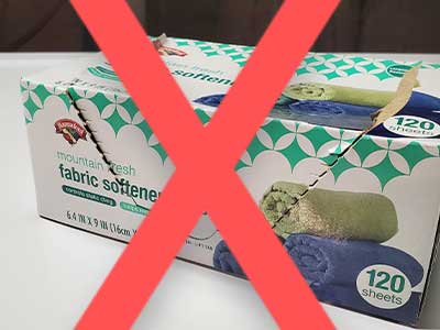 fabric softener image crossed out