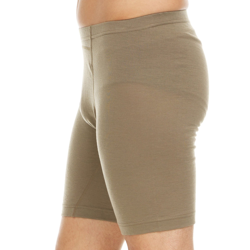 100% merino wool boxer briefs. Lightweight all season wool underwear #color_tan-499