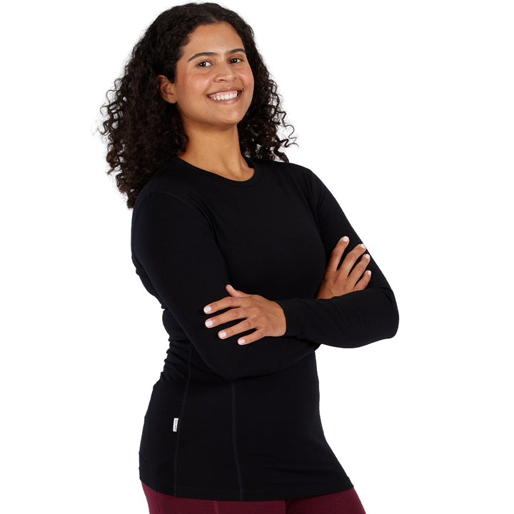 long sleeve merino wool shirt for women 