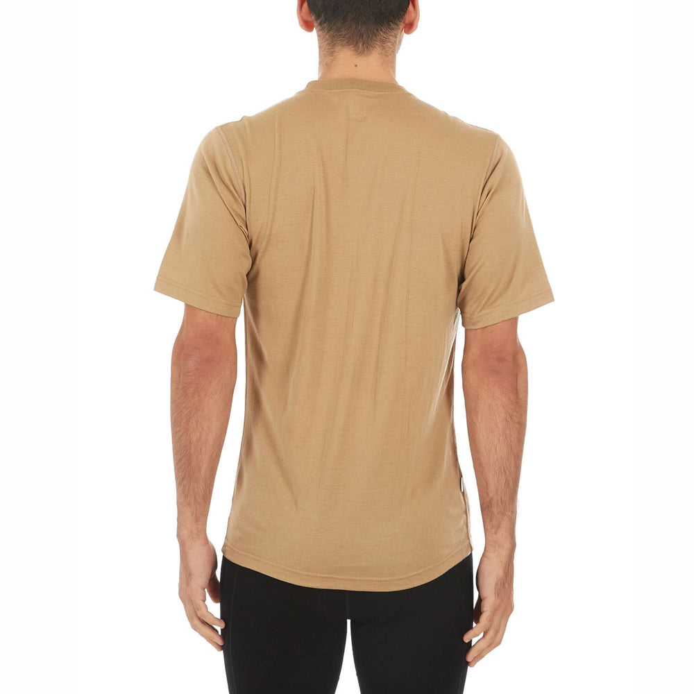 Crew Neck Desert Sand Warm Comfortable Minus33 Merino Wool, back view