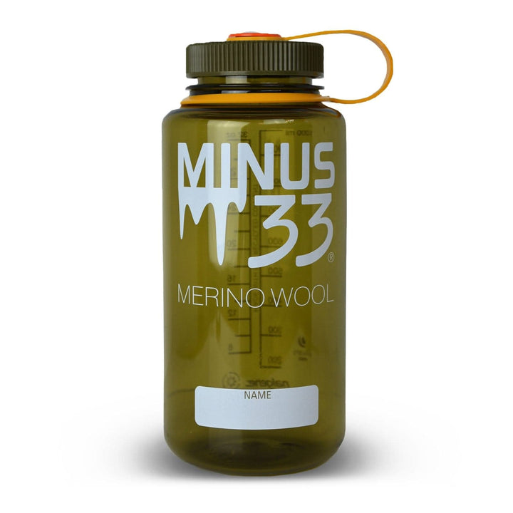 Minus33 Merino Wool Nalgene Wide Mouth Bottle - M33 #color_olive