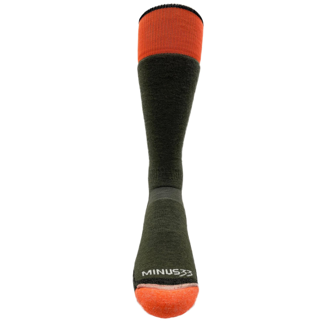 Lightweight over the calf merino wool socks. Made in USA. All season #color_hunt