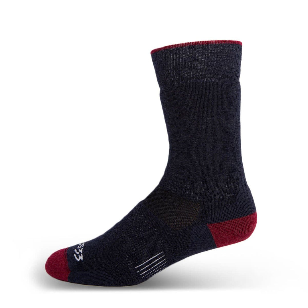 Minus33 Merino Wool Mountain Heritage Ten Inch Boot Sock Patriot best all season merino wool socks #color_patriot