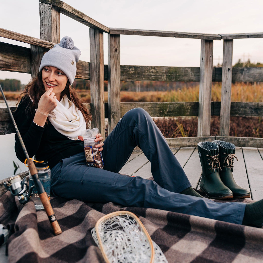 Minus33 Merino Wool Clothing White Mountain Woolen Camp Blanket#color_brown-and-tan-plaid
