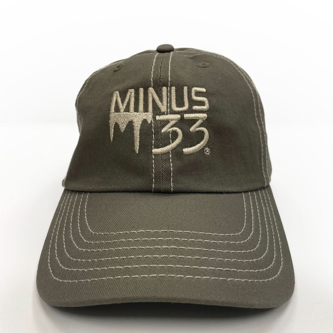 M33 - Logo Hats - Minus33 Merino Wool Clothing#color_olive-drab-green
