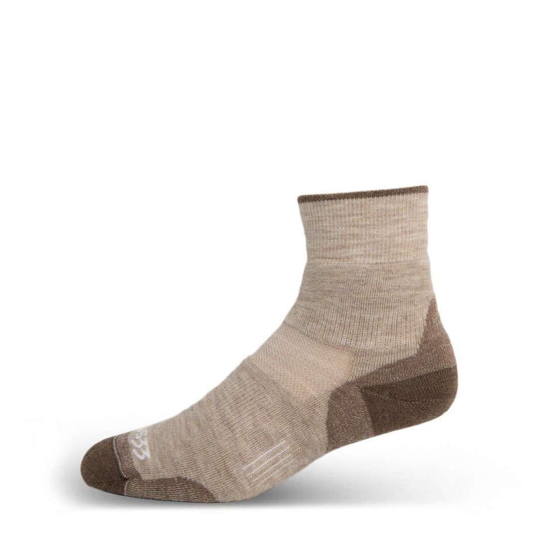Minus33 Merino Wool Mountain Heritage Lightweight Mini Crew Socks Oatmeal #color_oatmeal