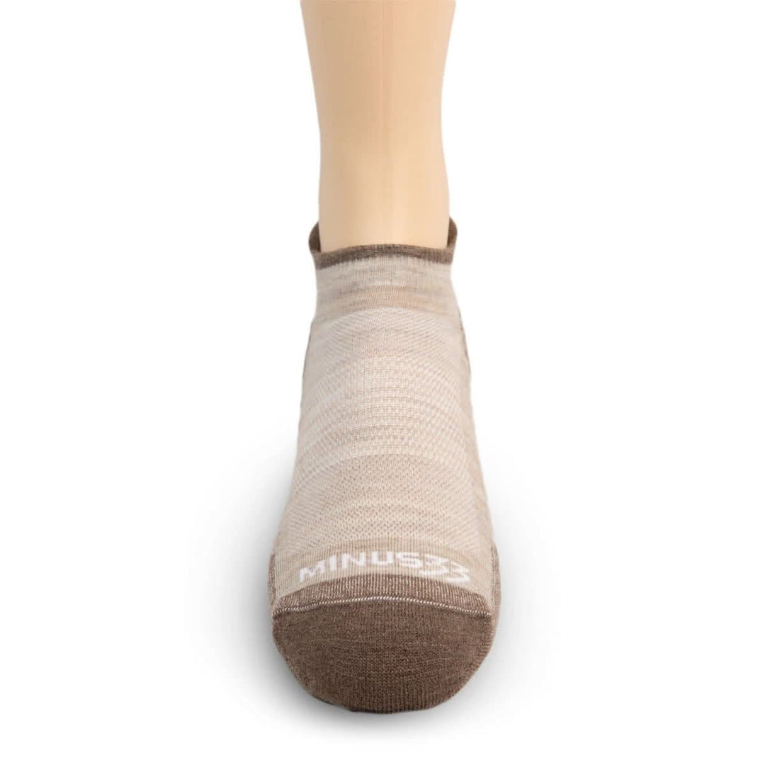 Mountain Heritage Micro Weight Full Cushion No Show Tab Socks Oatmeal #color_oatmeal