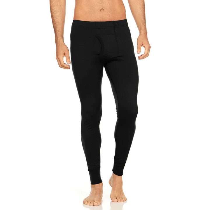 Minus33 Merino Wool Clothing Saratoga Men's Lightweight Wool Bottom#color_black