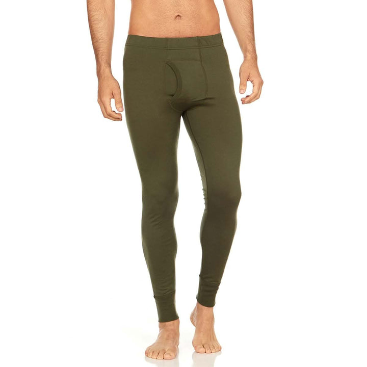 Minus33 Merino Wool Clothing Saratoga Men's Lightweight Wool Bottom#color_olive-drab-green