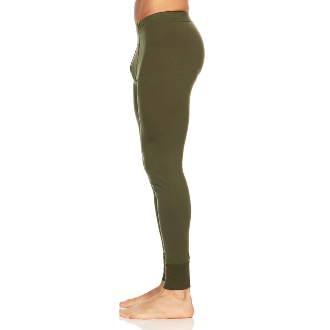 Minus33 Merino Wool Clothing Saratoga Men's Lightweight Wool #color_olive-drab-green