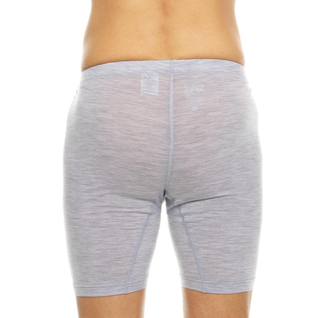 Woolverino Men's Wool Boxer Briefs - Micro Weight#color_ash-gray