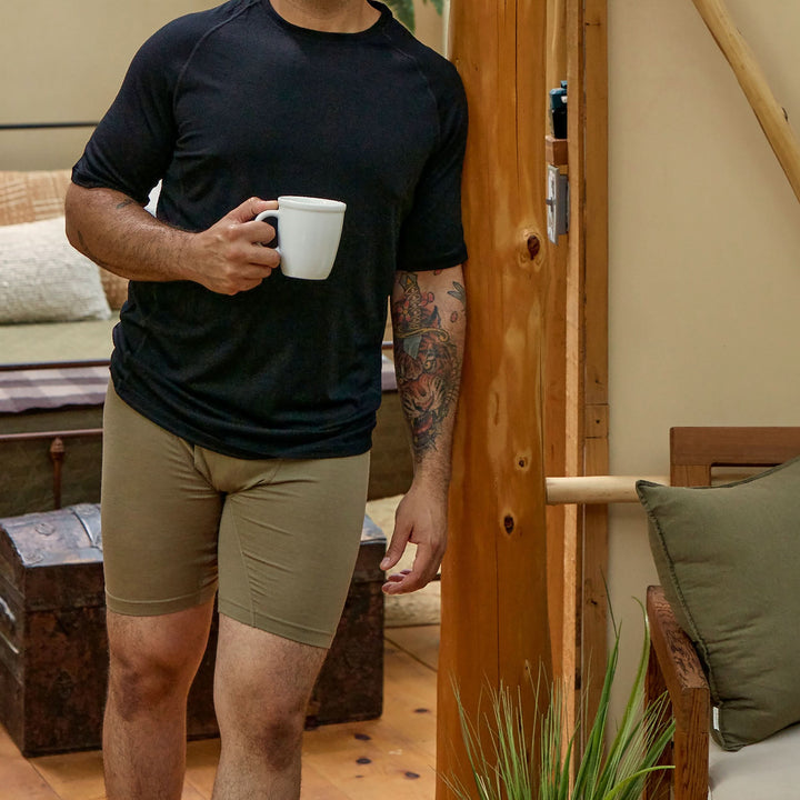 Woolverino Boxer Briefs Comfortable Merino Wool Breathable Underwear Mens Tan499 Minus33 