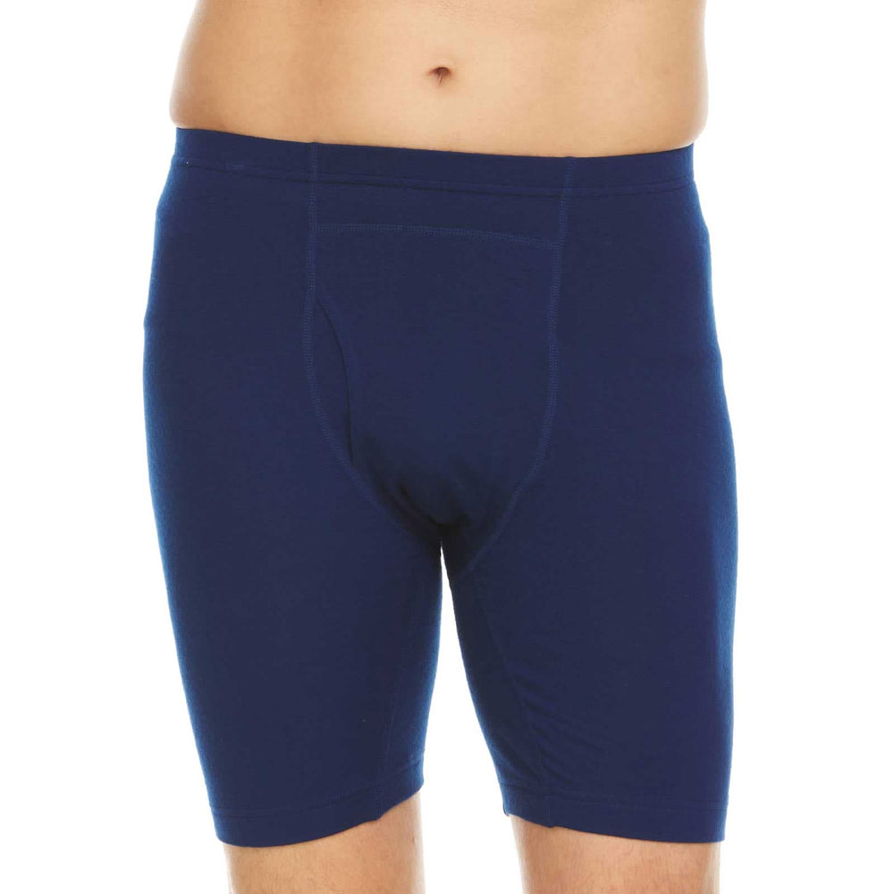 Woolverino Men's Wool Boxer Briefs - Micro Weight. With our new Micro Weight Woolverino fabric, your favorite boxers just got an upgrade. Improved fit, enhanced durability, and the same Merino Wool feel you've grown to love. The wolverine is out of the bag. Run for a pair while you can.#color_navy