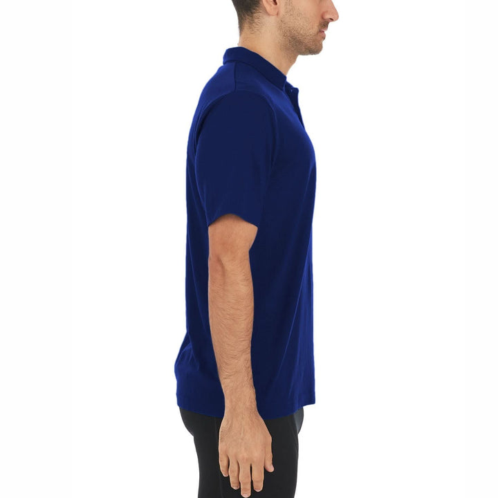 Lightweight - Kearsarge Polo 100% Merino Wool - Minus33 Merino Wool Clothin#color_navy
