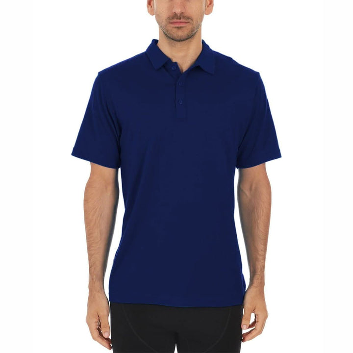 Minus33 Merino Wool Clothing Kearsarge Lightweight Wool Polo#color_navy