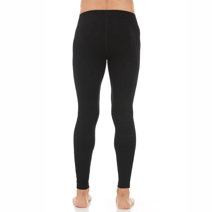 Minus33 Merino Wool Clothing Woolverino Men's Midweight Flyless Running Tight#color_black