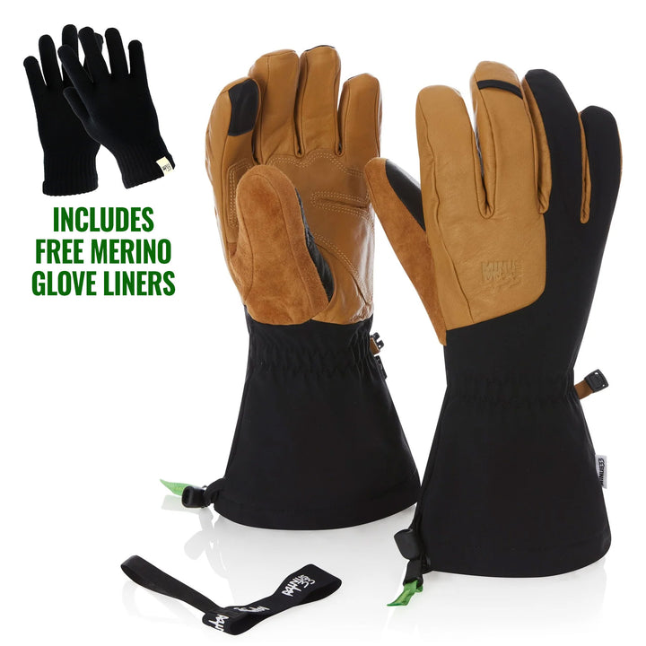 WoolTek Waterproof Ski Gloves
