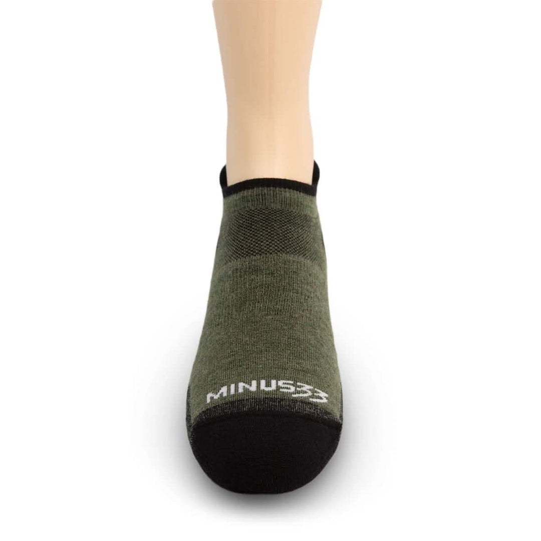 Mountain Heritage Lightweight No Show Tab Socks Olive Drab #color_olive-drab