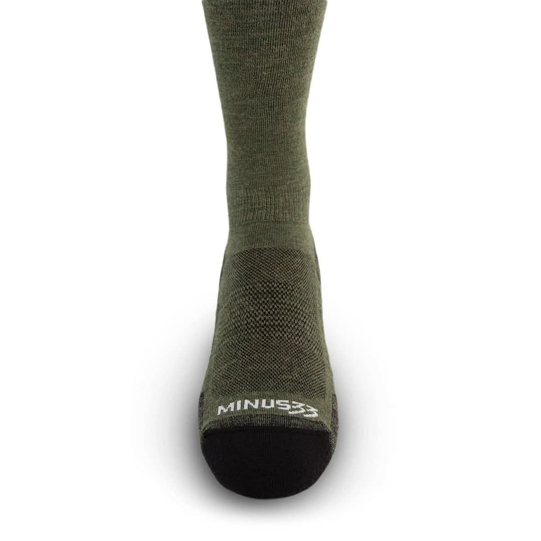 Mountain Heritage Micro Weight Full Cushion Full Length Socks Olive Drab over the calf#color_olive-drab