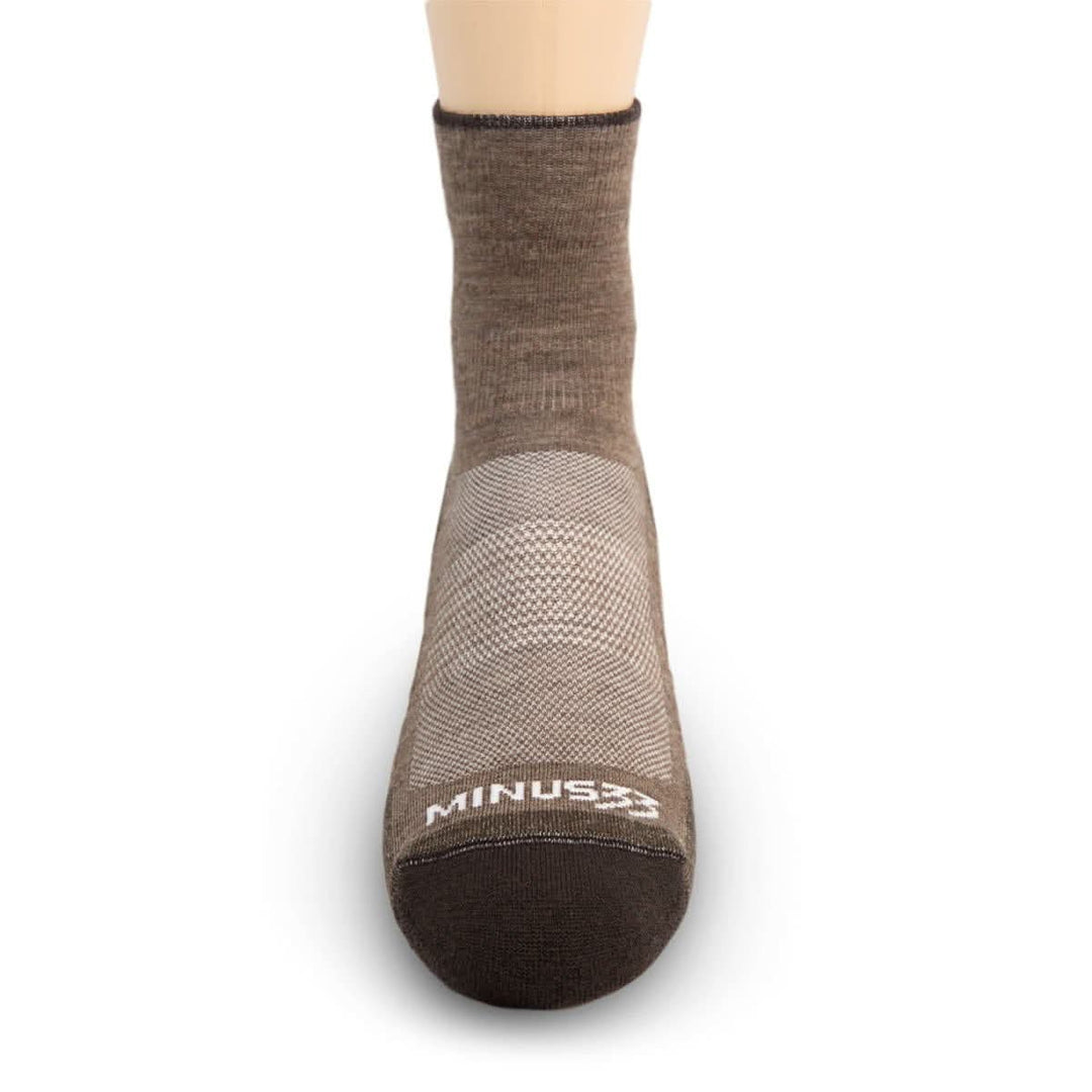 Mountain Heritage Micro Weight Full Cushion Mini Crew Socks Coffee #color_coffee