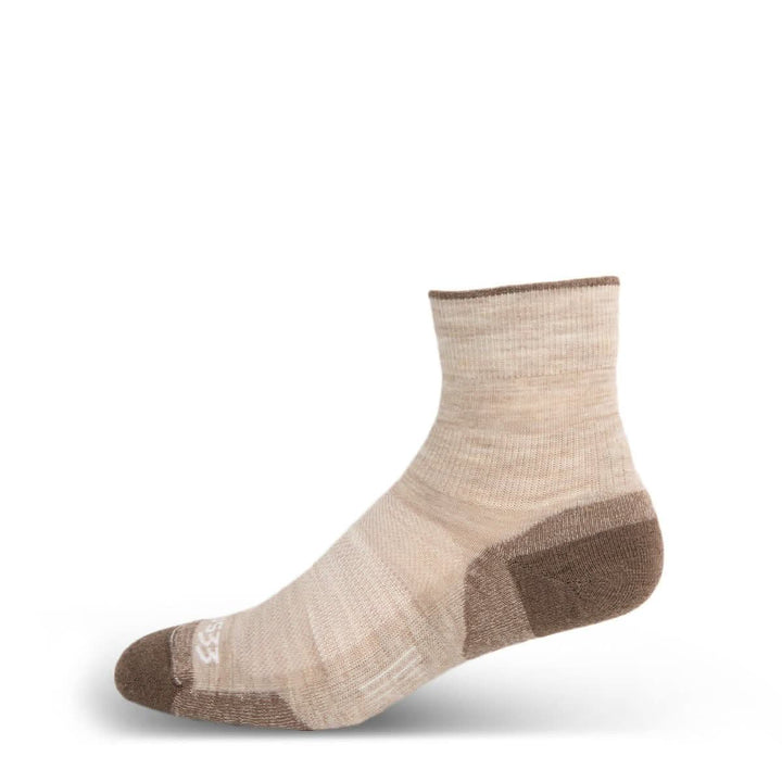 Mountain Heritage Micro Weight Full Cushion Mini Crew Socks #color_oatmeal