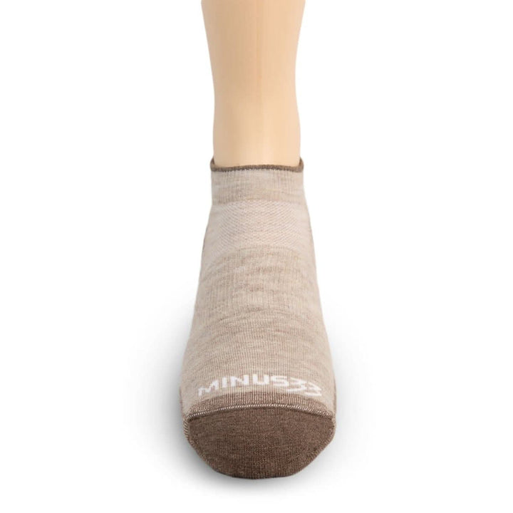 Mountain Heritage Lightweight No Show Socks Oatmeal #color_oatmeal