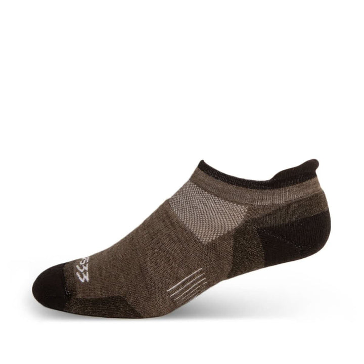 Mountain Heritage Lightweight No Show Tab Socks Coffee #color_coffee