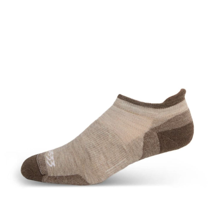 Mountain Heritage Lightweight No Show Tab Socks Oatmeal usa_made_merino_wool_no_show_tab_sock_52OAT#color_oatmeal