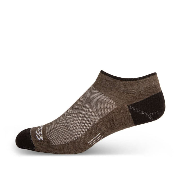 Mountain Heritage Micro Weight No Show Liner Socks Coffee #color_coffee