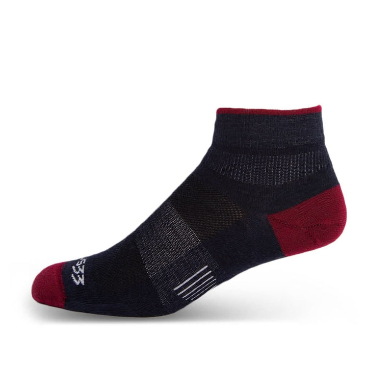 Mountain Heritage Micro Weight Ankle Liner Socks Patriot  #color_patriot