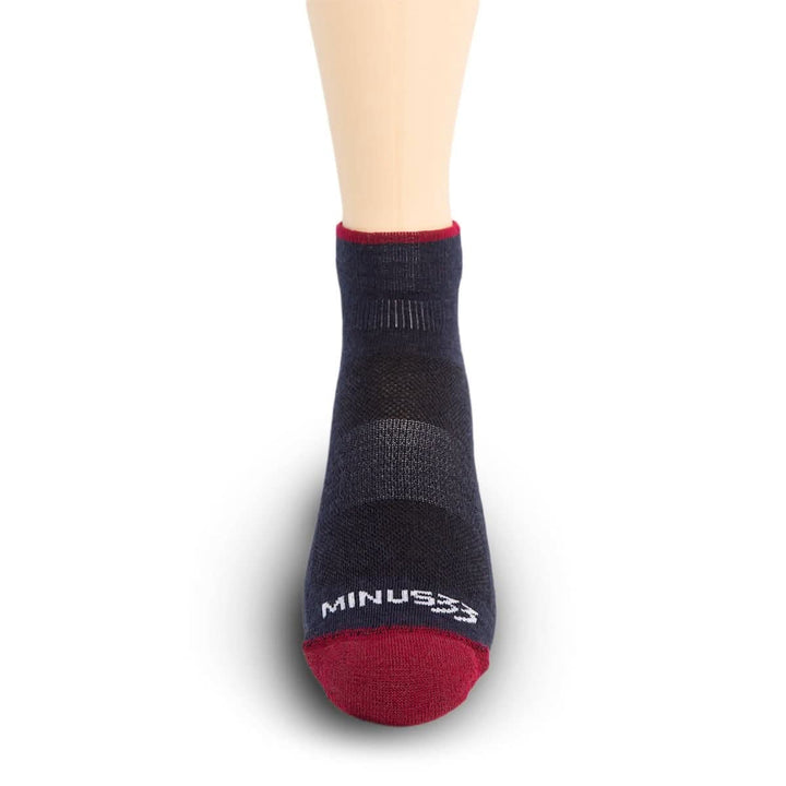 Mountain Heritage Micro Weight Ankle Liner Socks Patriot #color_patriot