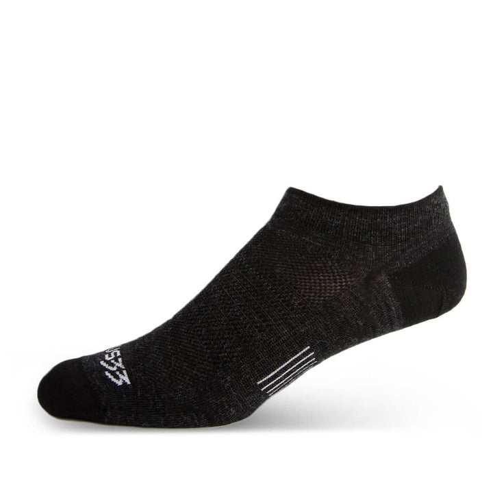 Mountain Heritage Micro Weight No Show Liner Socks Black #color_black