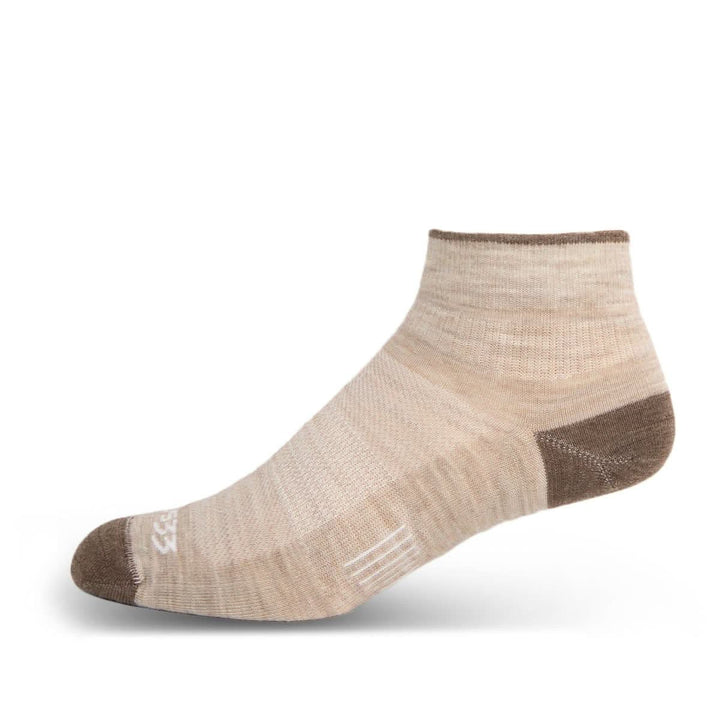 Mountain Heritage Micro Weight Ankle Liner Socks Oatmeal #color_oatmeal