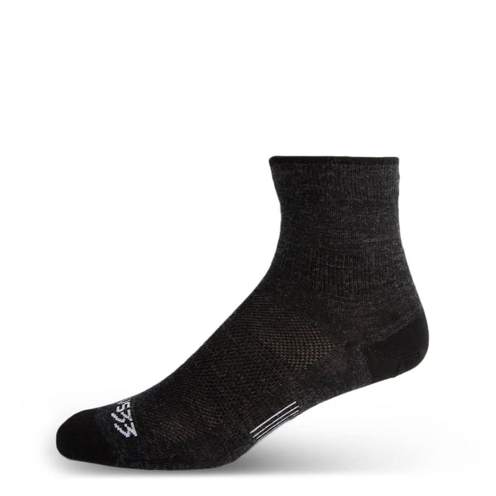 Mountain Heritage Micro Weight Mini Crew Liner Socks Black #color_black