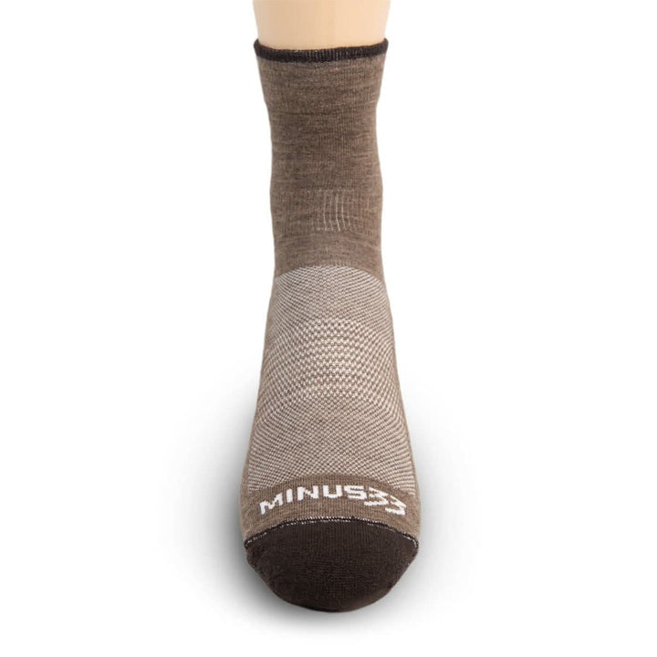 Mountain Heritage Micro Weight Mini Crew Liner Socks Coffee #color_coffee