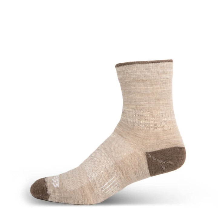 Mountain Heritage Micro Weight Mini Crew Liner Socks Oatmeal #color_oatmeal