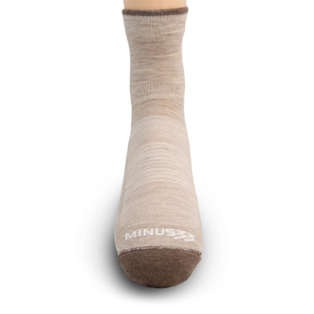 Mountain Heritage Micro Weight Mini Crew Liner Socks Oatmeal #color_oatmeal
