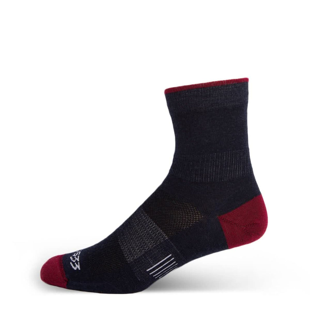 Mountain Heritage Micro Weight Mini Crew Liner Socks Patriot #color_patriot