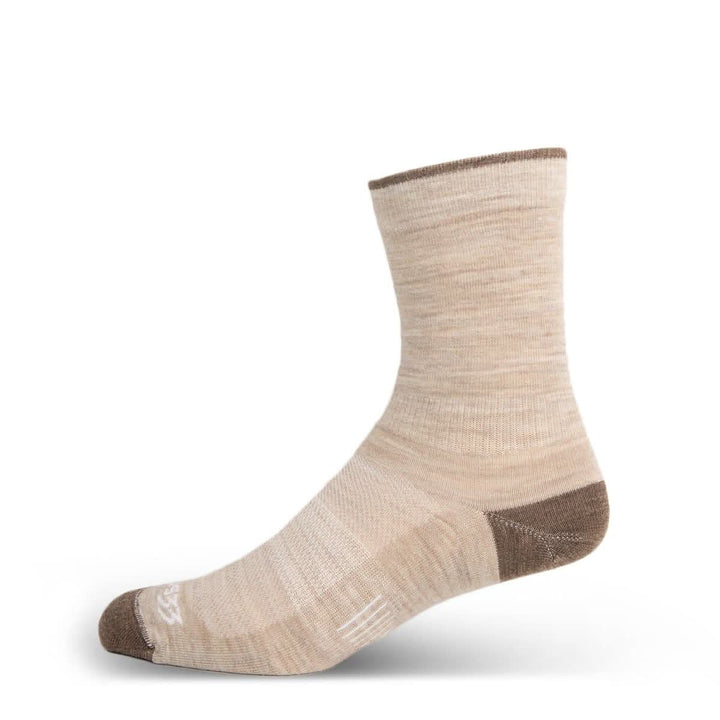 Mountain Heritage Micro Weight Crew Liner Socks Oatmeal #color_oatmeal