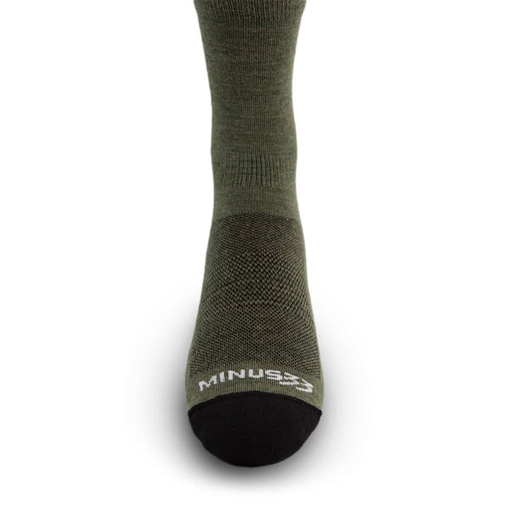 Mountain Heritage Micro Weight Crew Liner Socks Olive Drab #color_olive-drab