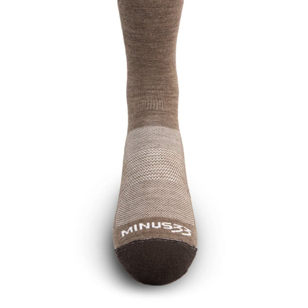 Mountain Heritage Micro Weight Full Length Liner Socks  #color_coffee