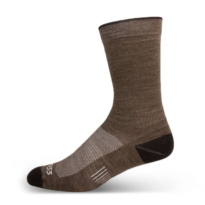 Mountain Heritage Micro Weight Boot 10" Liner Socks Coffee  #color_coffee