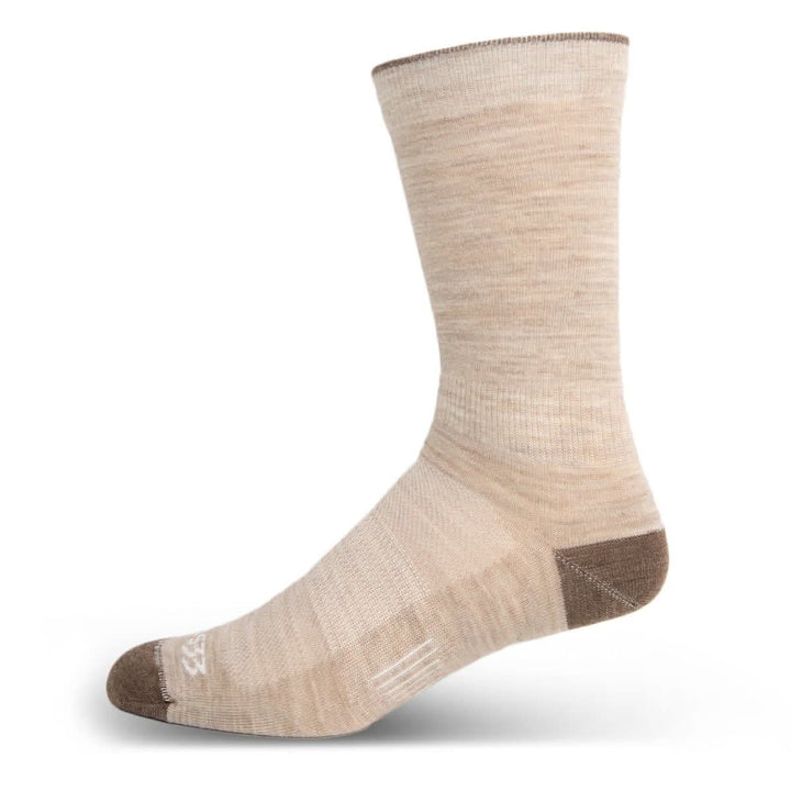 Mountain Heritage Micro Weight Boot 10" Liner Socks Oatmeal  #color_oatmeal