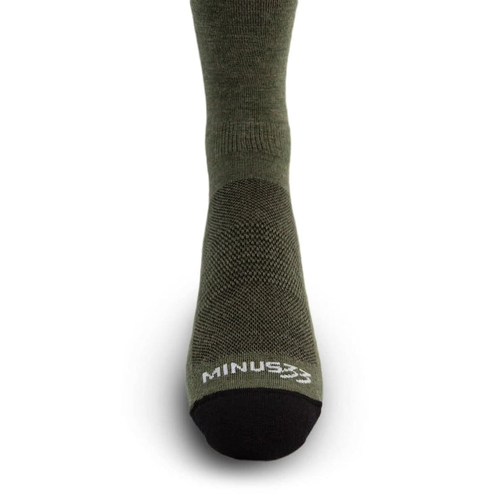 Mountain Heritage Micro Weight Full Length Liner Socks Olive Drab  #color_olive-drab