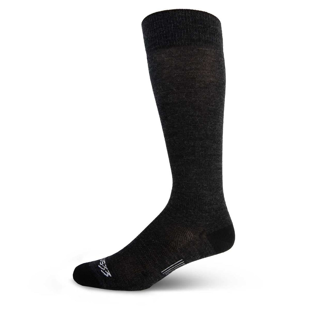 Mountain Heritage Micro Weight Full Length Liner Socks Black #color_black