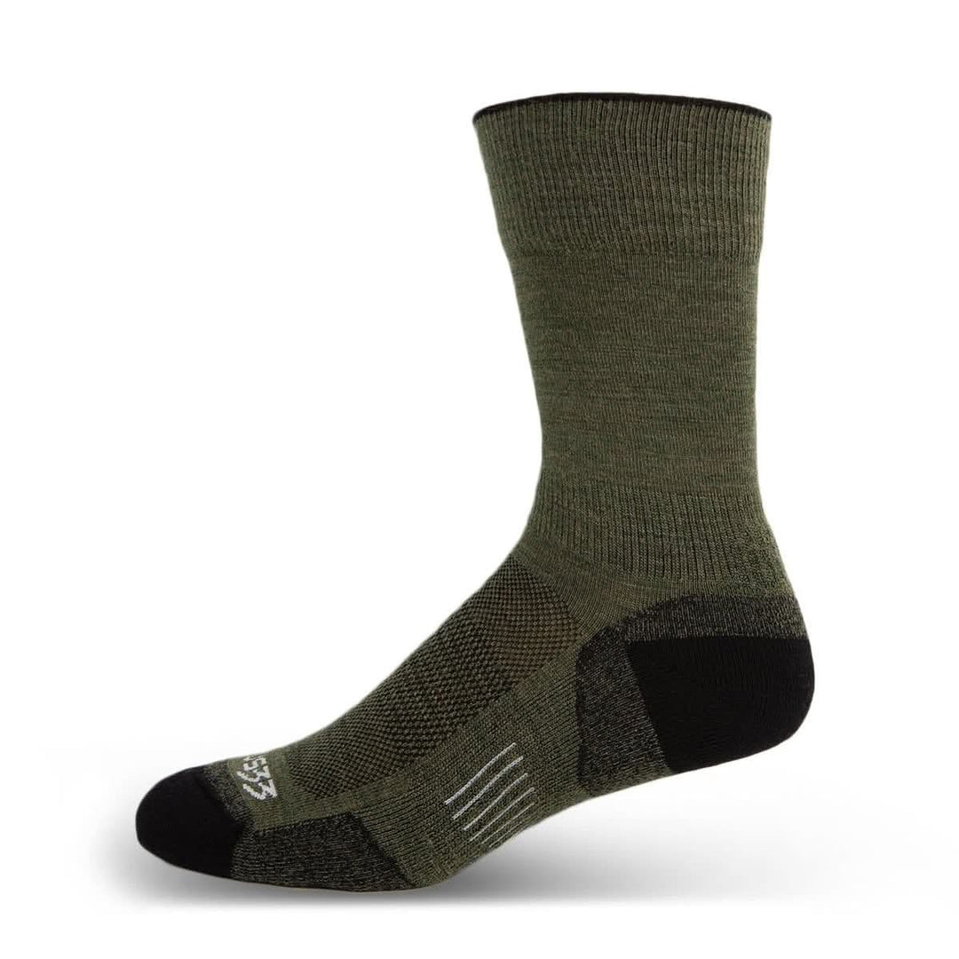 Mountain Heritage Micro Weight Full Cushion Boot 10 Inch Socks #color_olive-drab